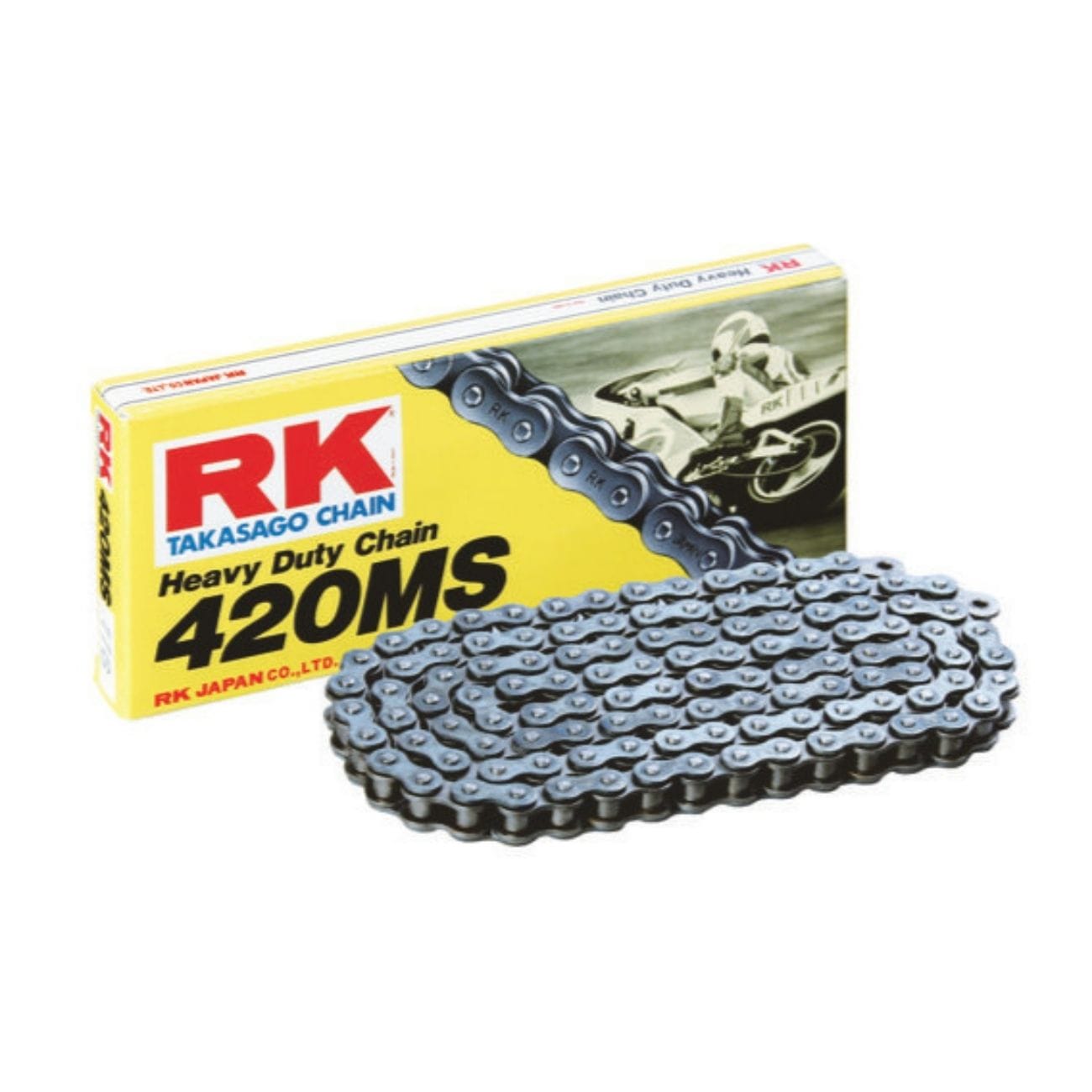 RK ketjut 420-140 MS vahvistettu harmaa