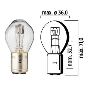 Flösser polttimo 6V 1515W BA20d