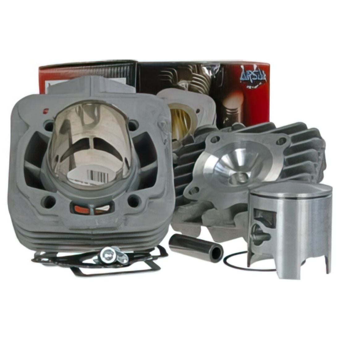 Airsal T6 Alu 70cc sylinterisarja Aprilia, Gilera, Piaggio skootterit 2T (ilma)