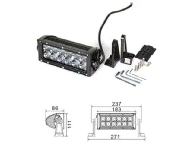 Kinwons led kaukovalopaneeli 10-32V 36W