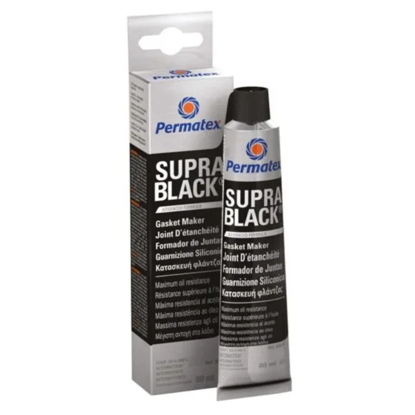 Tiivistemassa PERMATEX Supra black 80ml