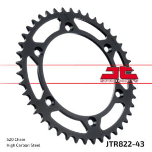 JT takaratas z42 musta Husqvarna CR SM WR WRE 125cc 2T