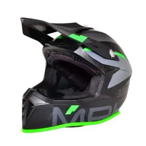 MPH Jumper MX kypärä musta vihreä