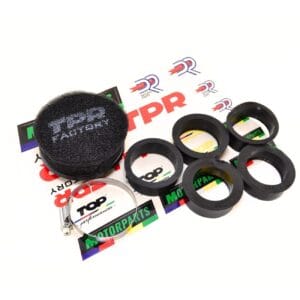 TPR Factory ilmansuodatin musta, kiinnitys Ø46 49 52 55 58 62mm