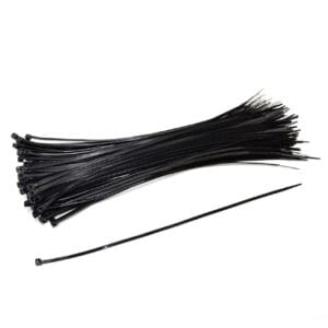 Nippuside 3,6X300mm musta 100kpl