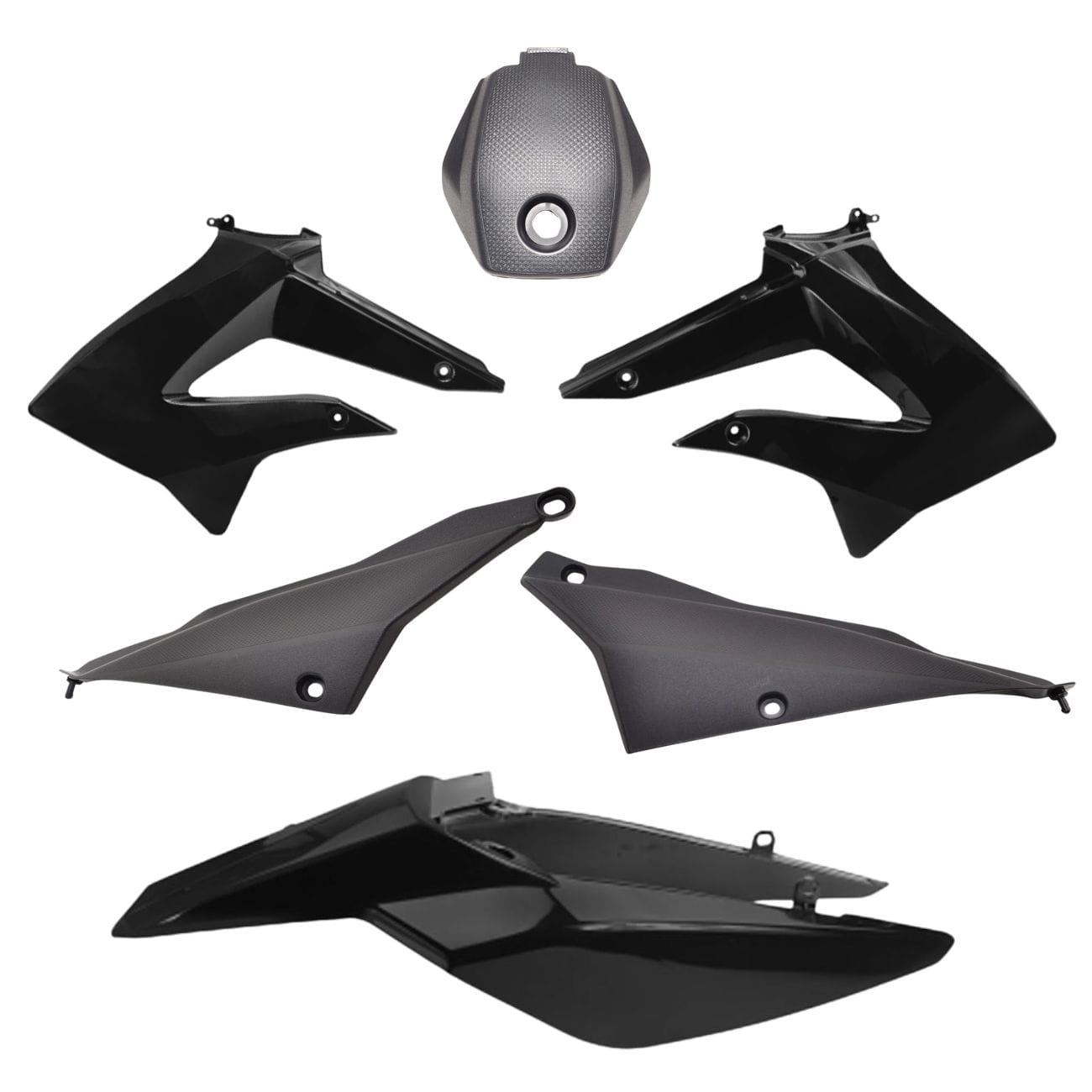 Katesarja 6-osainen musta, Derbi DRD X-Treme 11-17, Gilera RCR, SMT 11-17