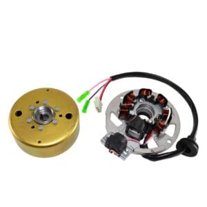 Staattori + vauhtipyörä Yamaha 2T skootterit -02