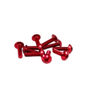 Kateruuvisarja punainen, 10kpl M5x20mm